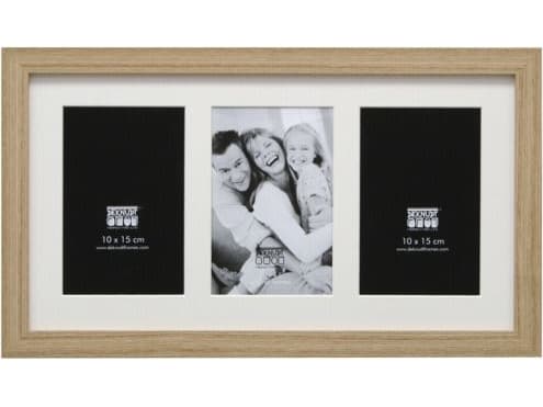 Deknudt S66KB3, 3 bilder i 1 ramme, Tre, Tre, 13 x 18 cm, Rektangulær, 490 mm
