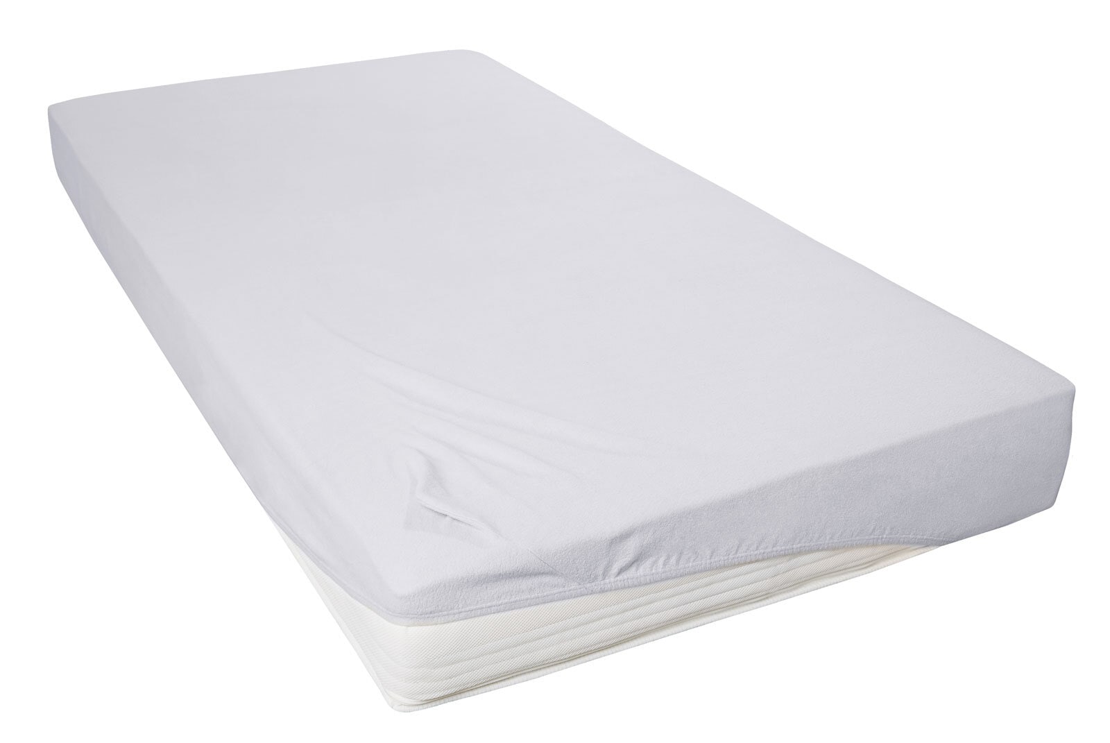 Vario Spannbetttuch Teddy-Flausch 180 - 200 x 200 cm hellgrau