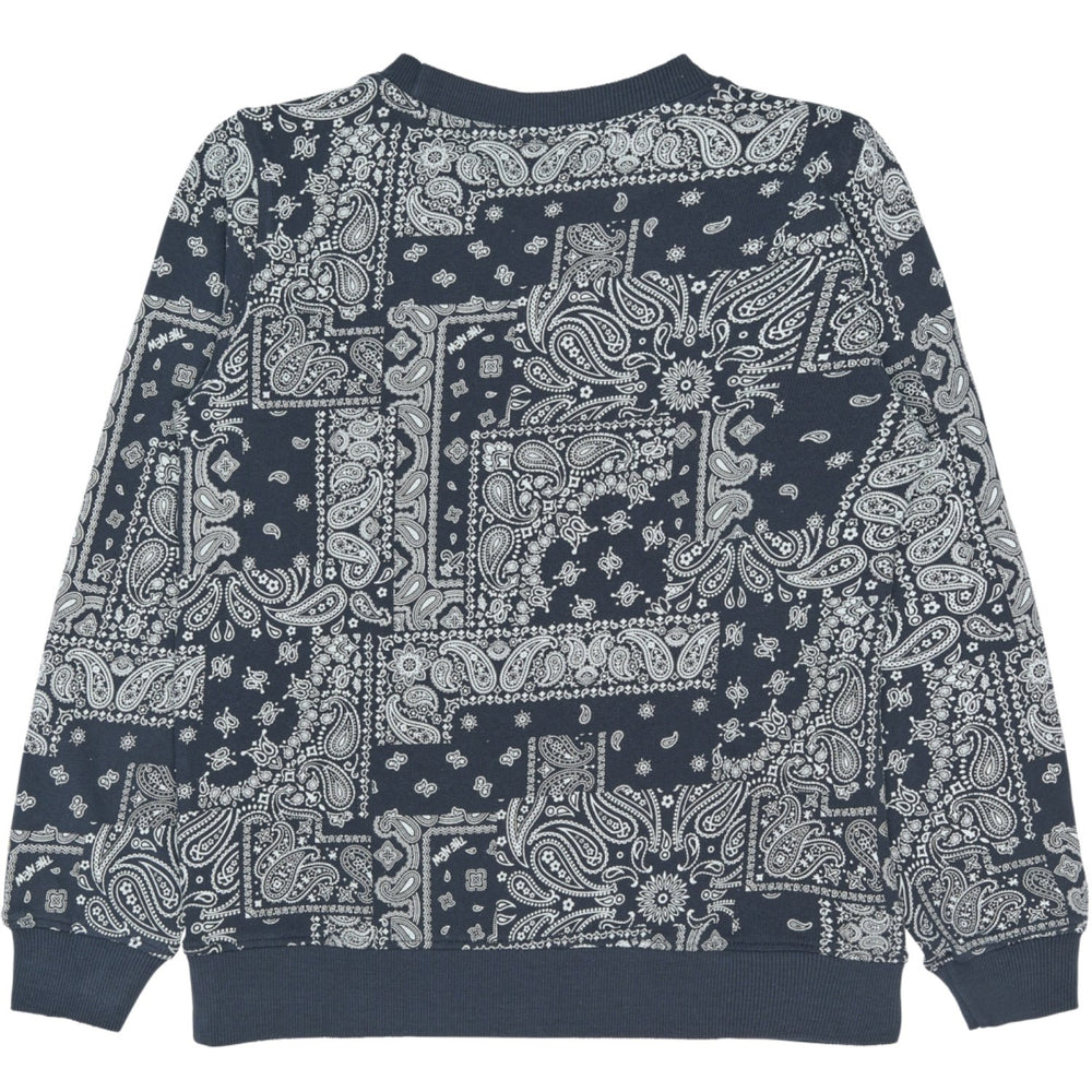 Køb The New Navy Blazer Aop Tnsixten Sweatshirt