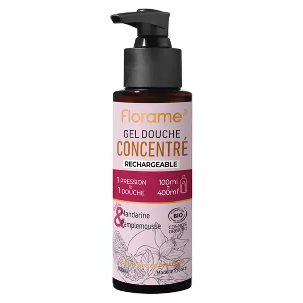 Gel de Banho Concentrado Florame com Tangerina e Toranja Orgânicas 100ml