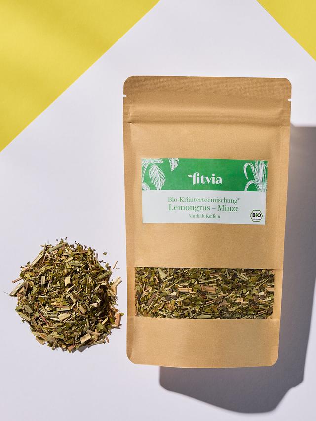 Bio-Kräuterteemischung Lemongras-Minze, 80 g