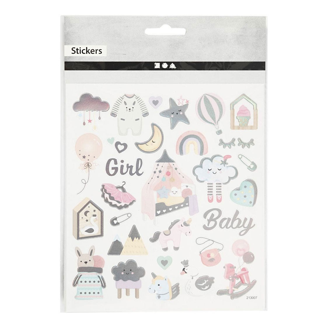 Stickers Baby Girl, 1 Vel
