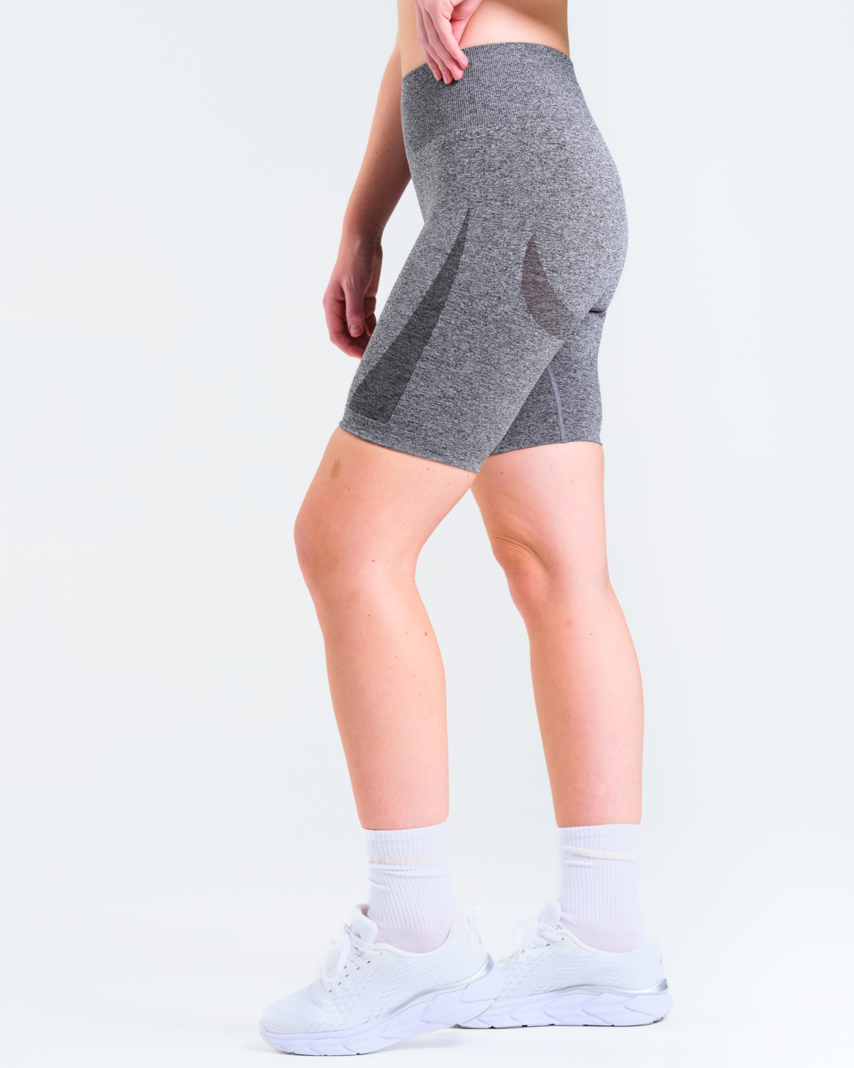 LEVITY Solar Seamless Shorts Dark Grey Marl