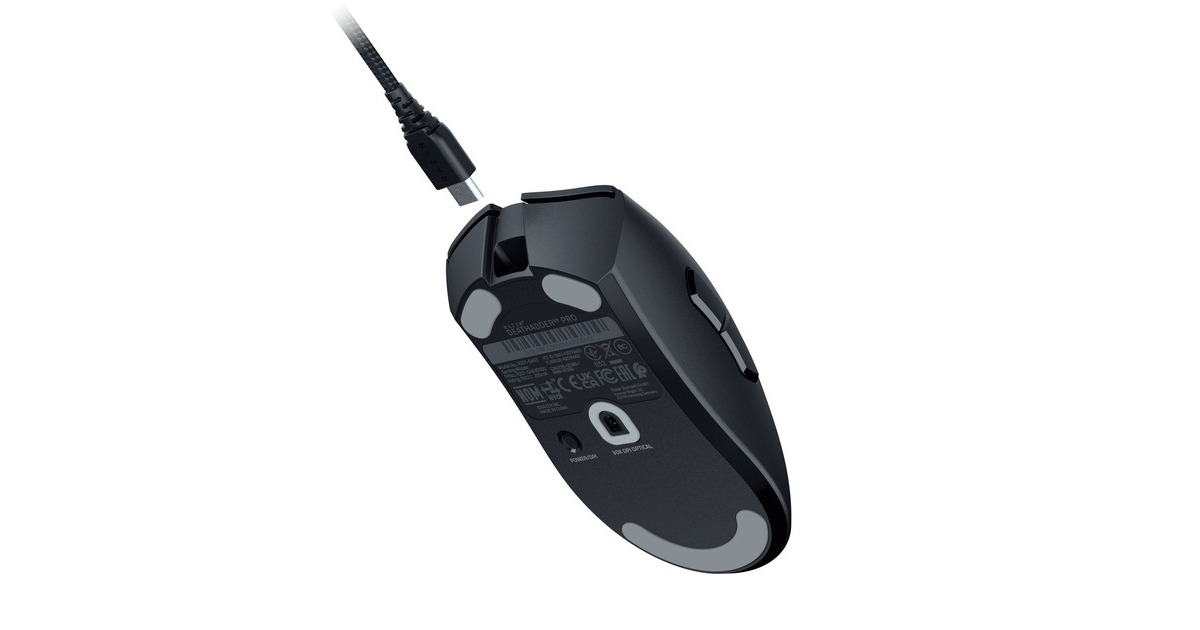 RazerDeathAdder V3 Pro gaming muis  (Zwart, 30.000 dpi)