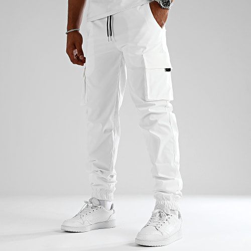 Pantalon Cargo 0273 Blanc