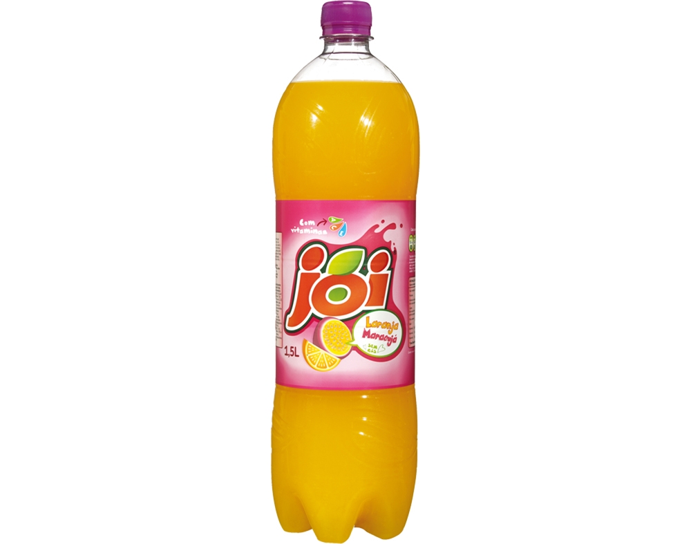 REFRIGERANTE JOI SEM GÁS LARANJA E MARACUJÁ 1.5L