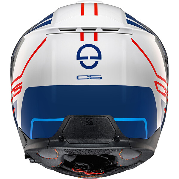 Schuberth - Casque C5 Master Blanc / Bleu / Rouge
