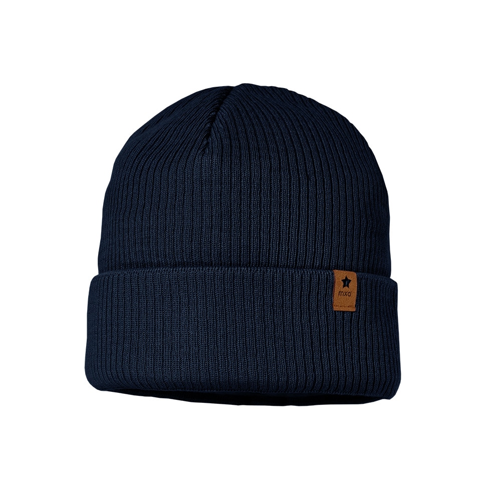 MAXIMO Beanie , aus Baumwolle, wärmend, gefüttert, unifarben