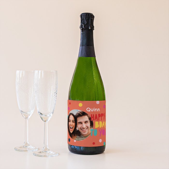 Maria Casanovas | Cava Magnum | Happy Birthday met eigen foto en tekst | 1,5 L