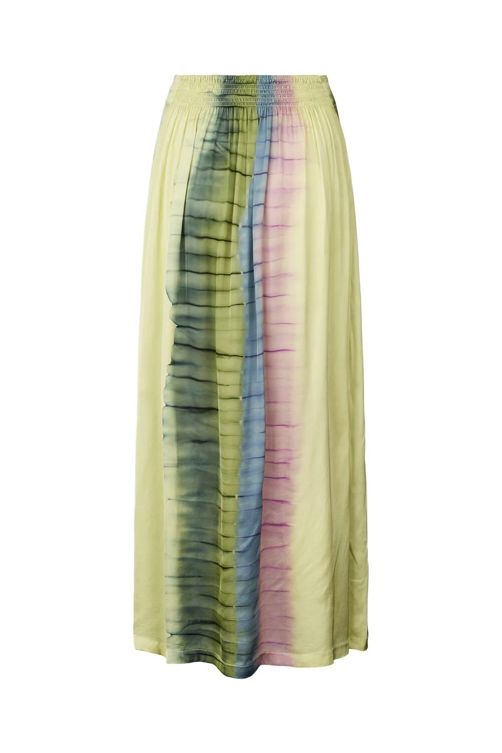 Rabens Saloner  Isold satinnederdel - Lime combo