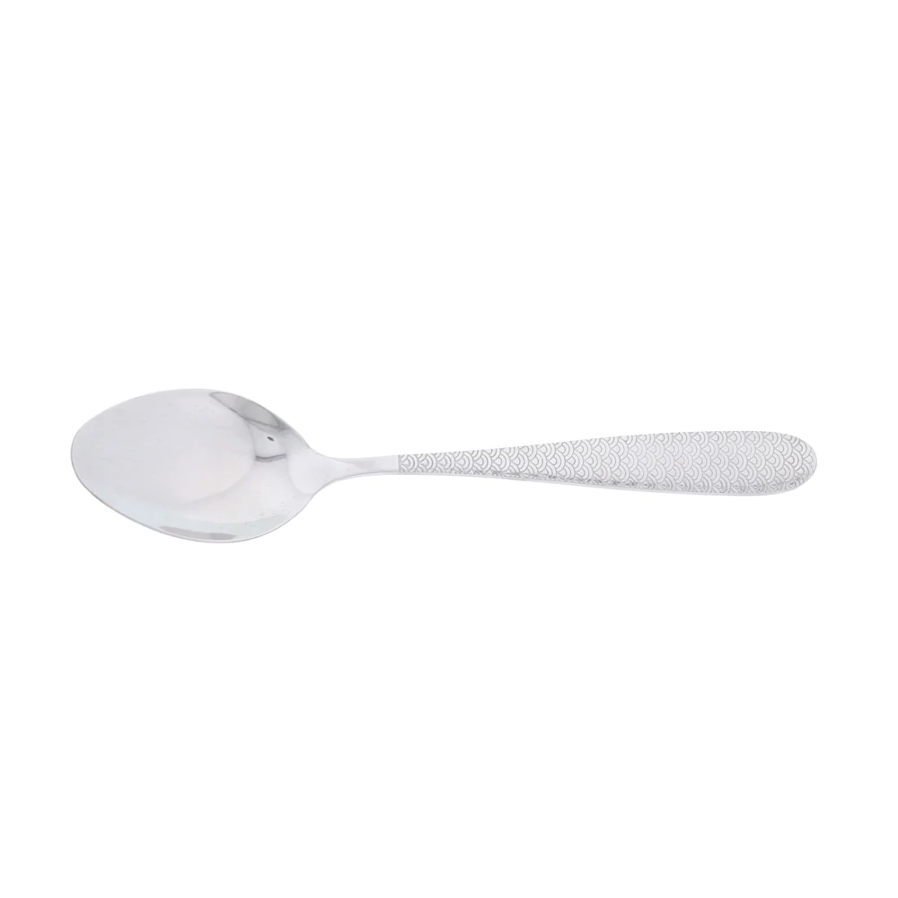 Cuillère de table monobloc Flower inox (lot de 6) Jean Dubost