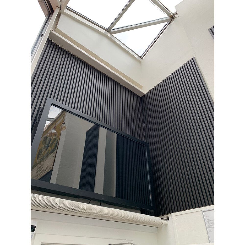 AKUSTIKKPANEL FIBROTECH BASIC 22X605X2440MM SVART EIK