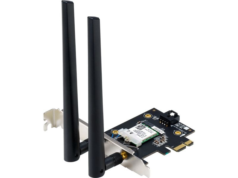 ASUS WLAN-AX PCIe Adapter PCE-BE6500 WiFi 7 PCI-E Adapter  6GHz, 4096-QAM, Bluetooth 5.4, WPA3