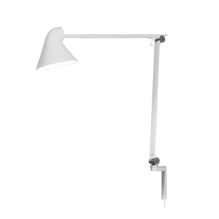 Louis Poulsen - NJP Wandleuchte, langer Arm, weiss