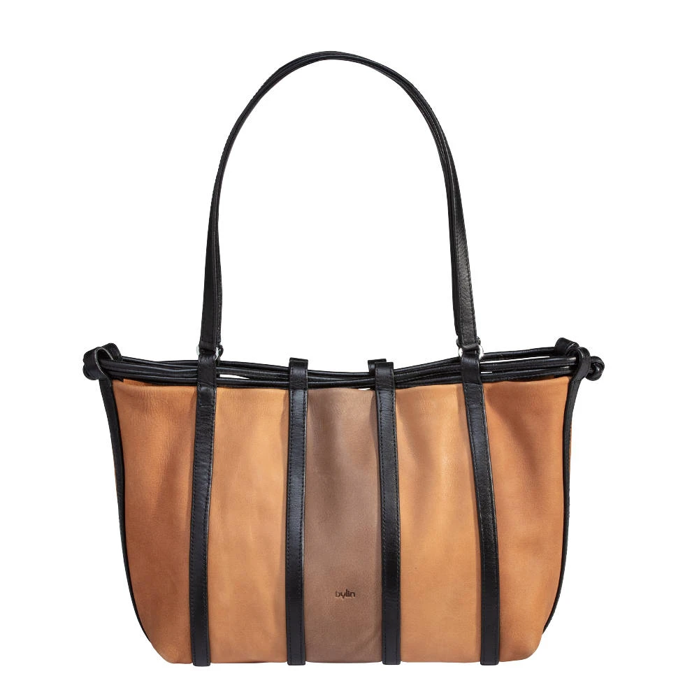 Ricefield Handbag Cognac-Camel-Taupe Vintage Leather