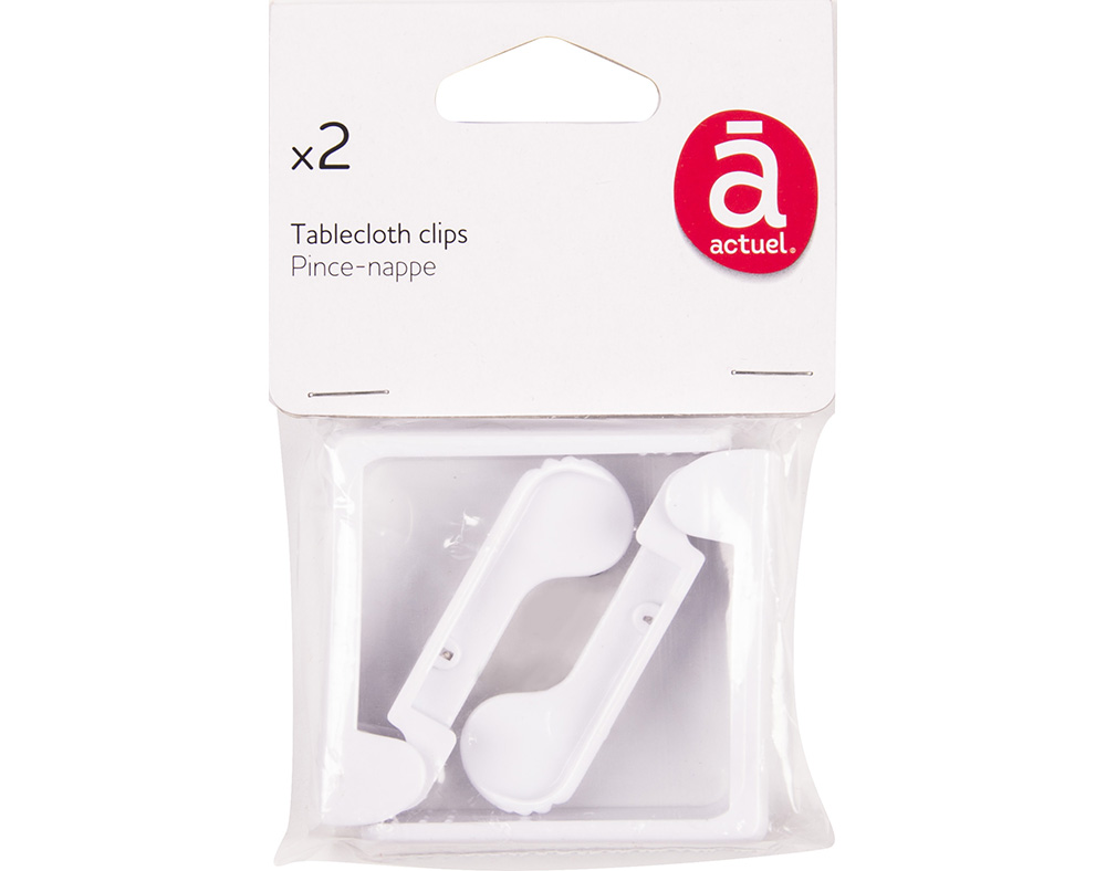 PINÇAS PARA TOALHA ACTUEL PACK 2 UNIDADES