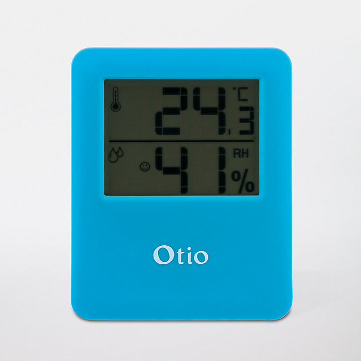 Thermomètre hygromètre digital intérieur Otio bleu