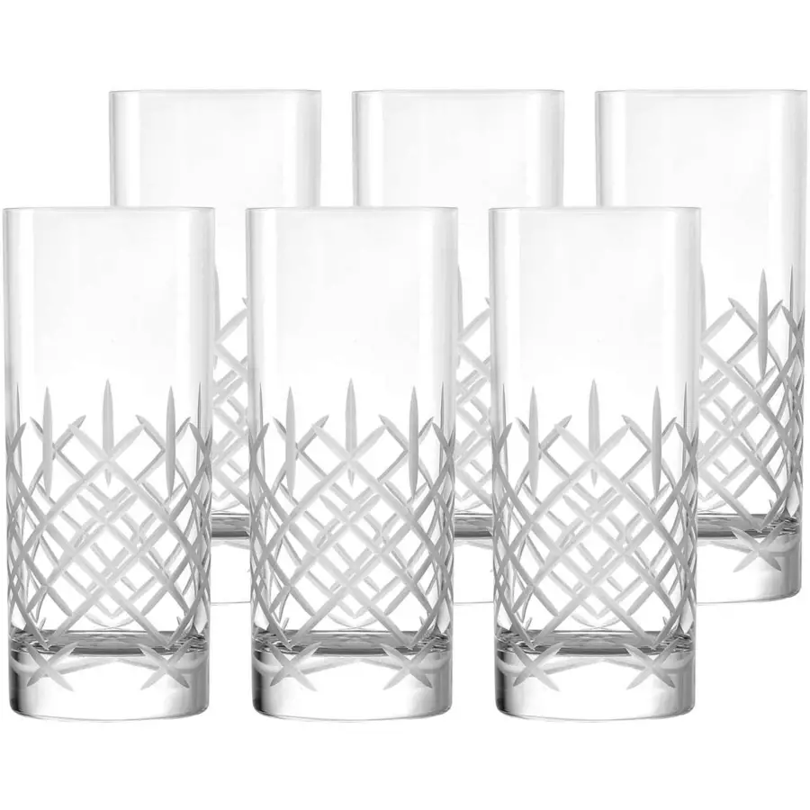 Stölze Lausitz Saftgläser New York Bar Club 380 ml 6er Set transparent