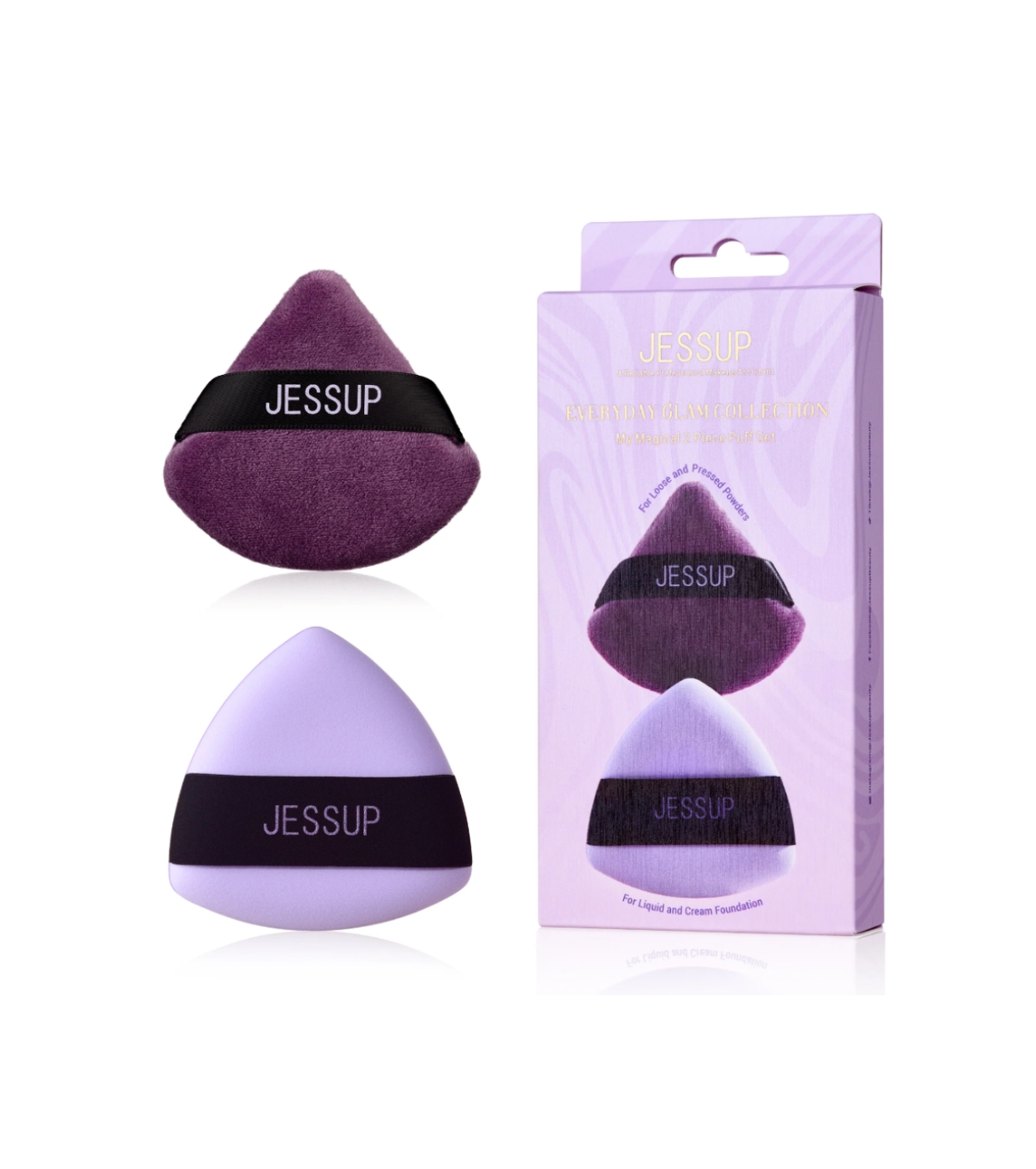 Jessup Beauty - *Everyday Glam* - Duo de esponjas de maquiagem My Magical Puff