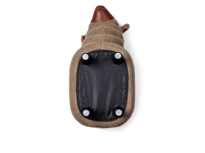 zoosy Kinderhocker Ziege Gunnar Braun Taburett in Ziegenform