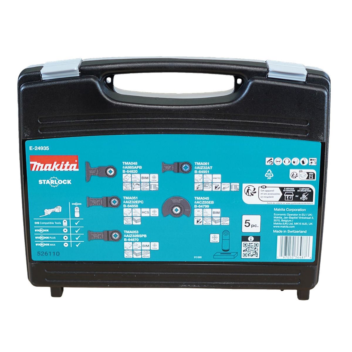 Makita E-24935 Invalzaagset multitool 5-delig