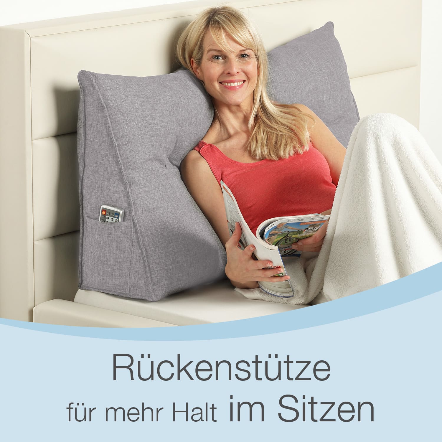 aktivshop Bett- und Rückenstützkissen