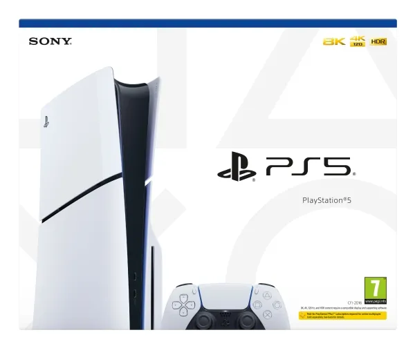 Sony PlayStation 5 Slim - Spilkonsol - 8K - HDR - 1 TB SSD