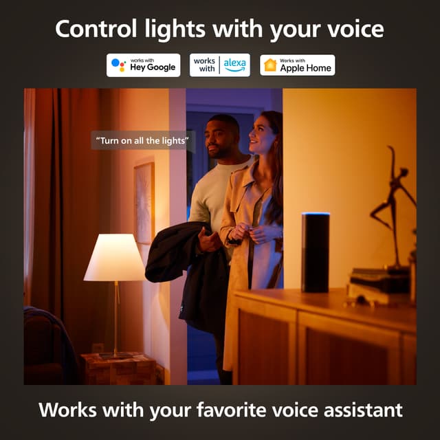 Philips Hue WCA Slim lille indbygget LED-lampe (sort)