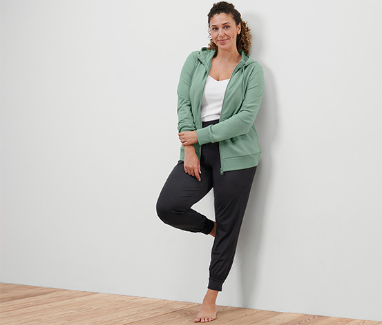 Sweatjacke, grau