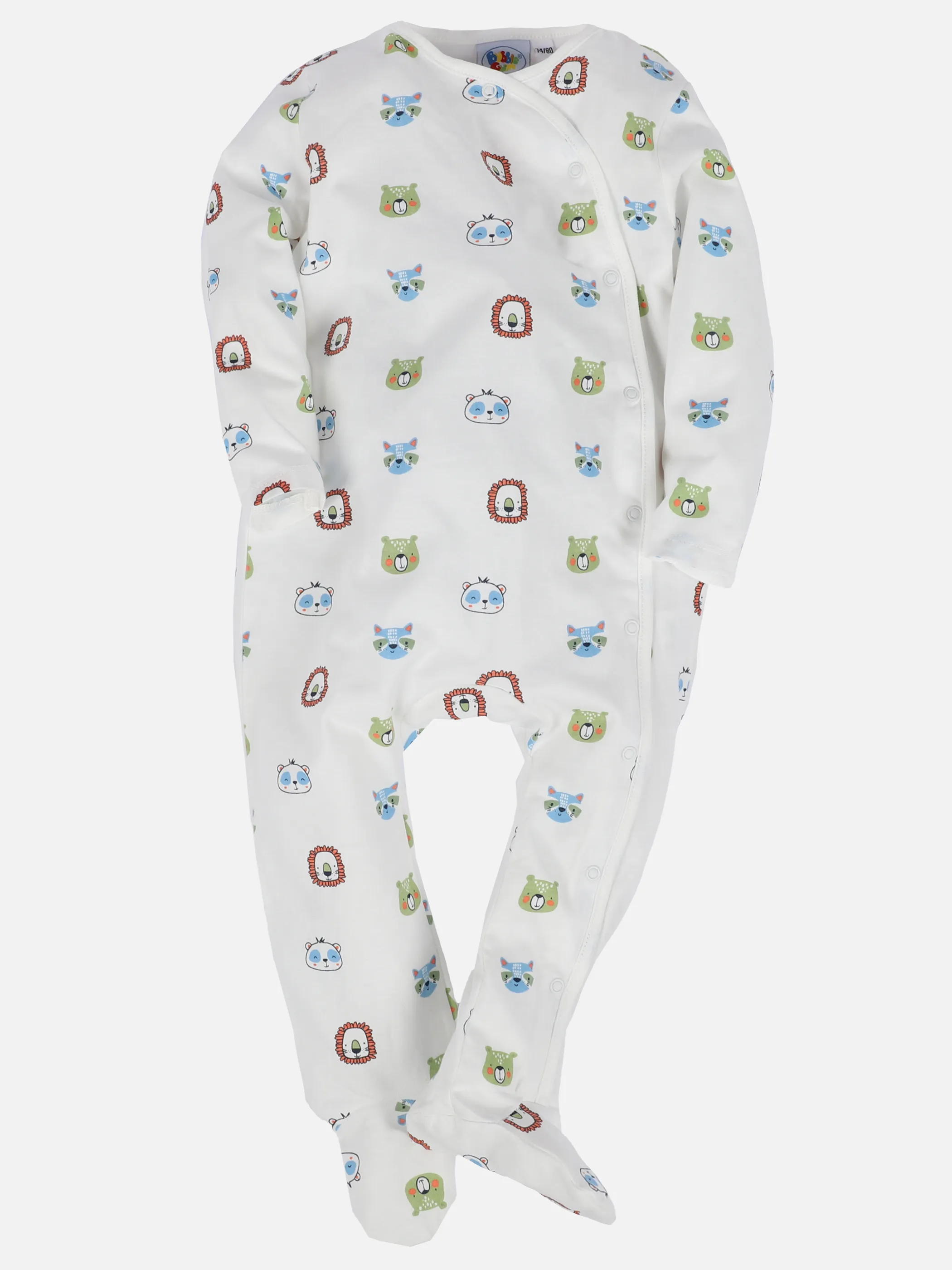 Baby Jungen Pyjama im 2er Set mit Fuß