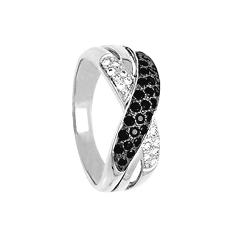 Bague femme - Oxyde de zirconium - Argent 925