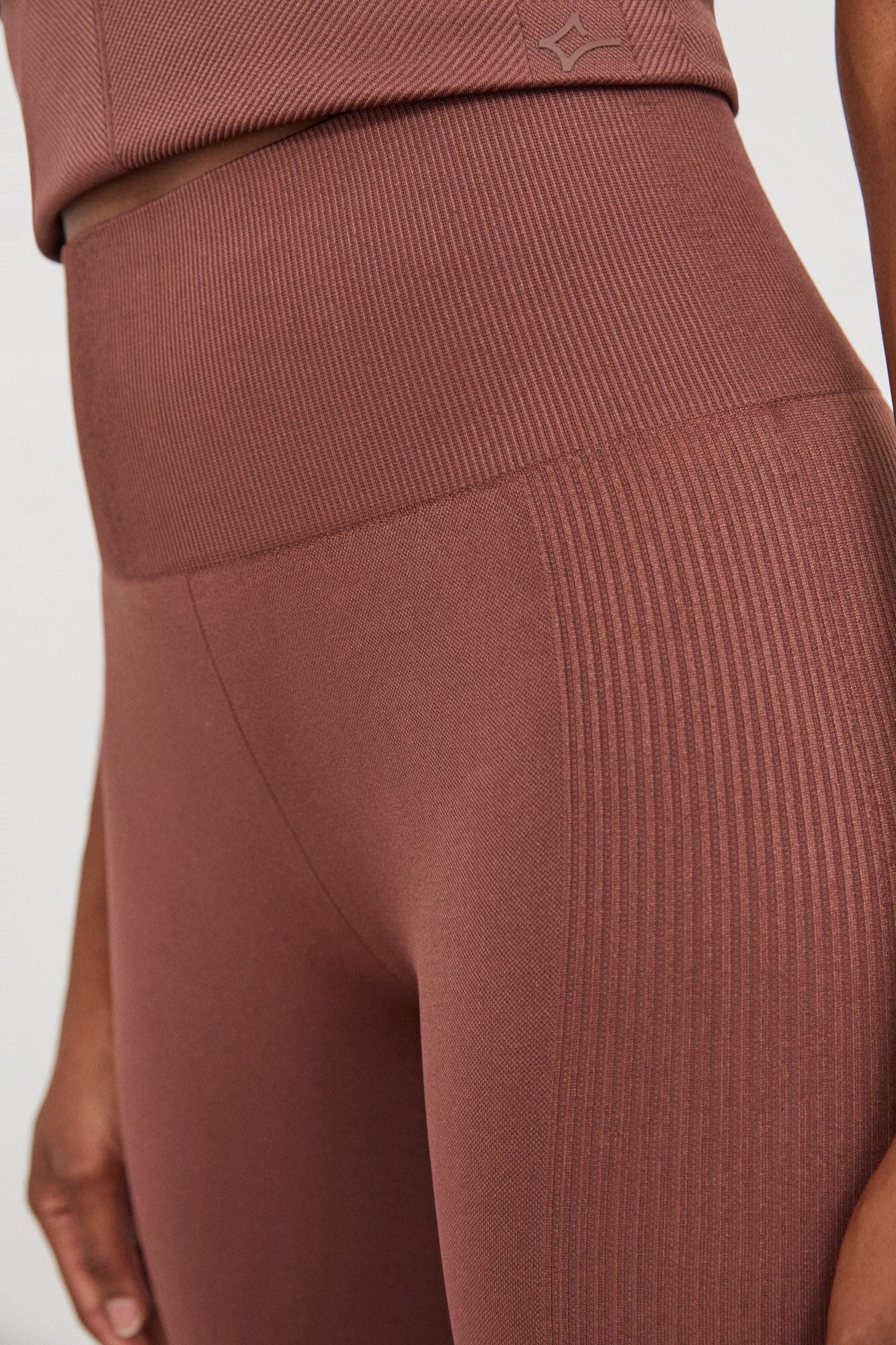 Leggings marrons Seamless Comfort - marrom