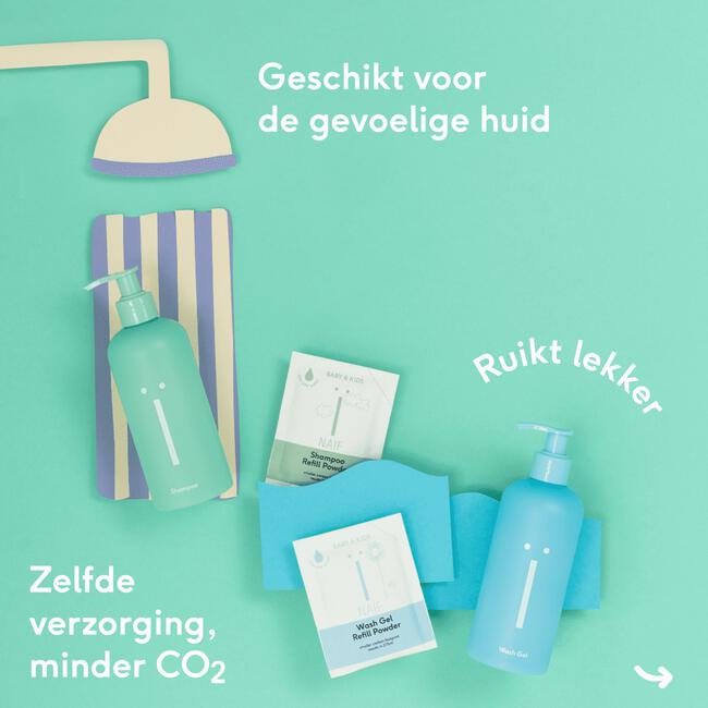 Naïf Waterless Navul Kit Wasgel 275 ml