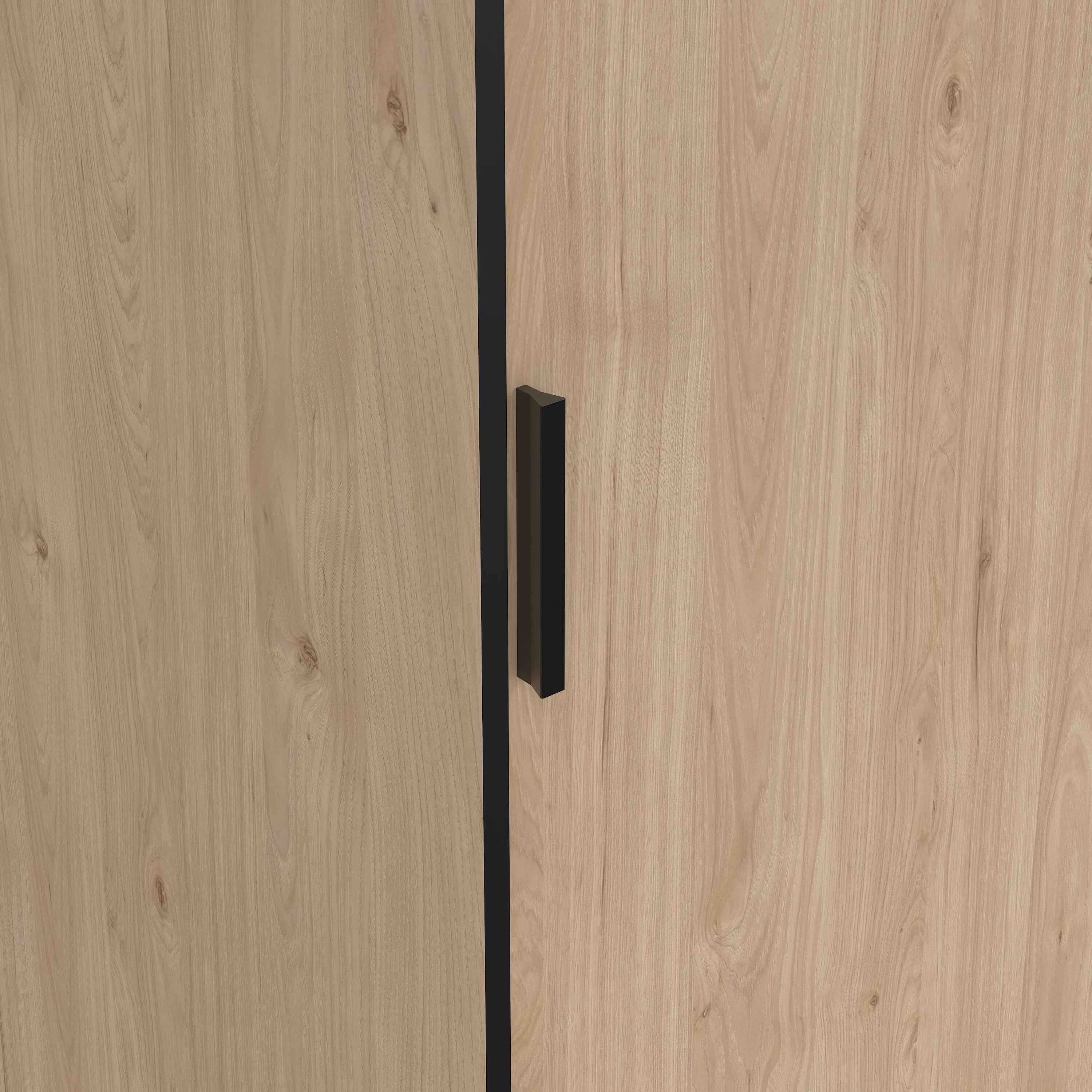 by fonQ basic Slim Kledingkast - B 181,4 - Eiken