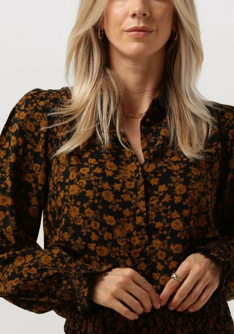 Y.A.S. zwarte y.a.s. blouse yastilera ls shirt s.