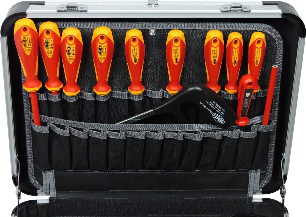 FAMEX 436-10 Werkzeugkoffer für Elektriker - Meister - 35-tlg.