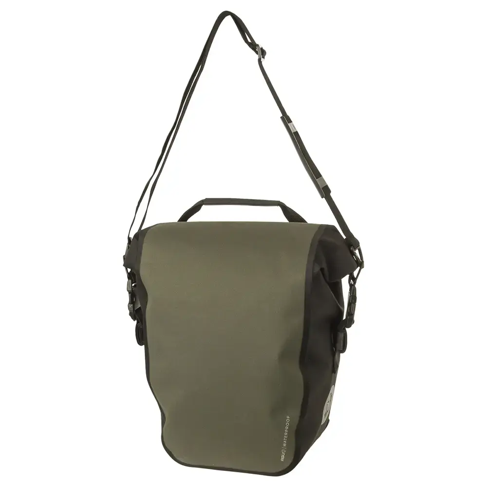AGU Clean Single Shelter Click'nGo Medium 17L Fietstas Legergroen