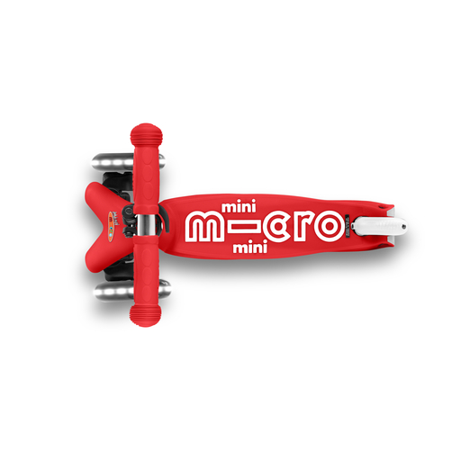 Patinete Mini Micro Deluxe Vermelho Led