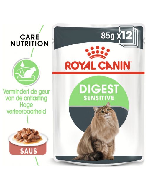 Royal Canin Digest Sensitive - In Gravy - Kattenvoer - 85 g