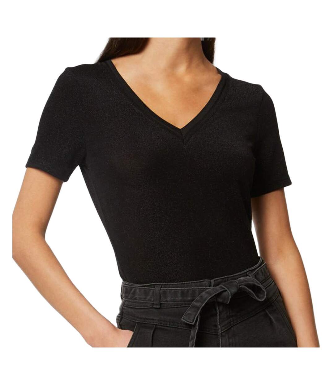 T-shirt Noir Femme Morgan Diwi