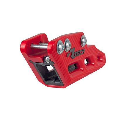 Guide chaîne R-tech Monoblock R2.0 Worx Rouge/ Noir - Rouge / Noir