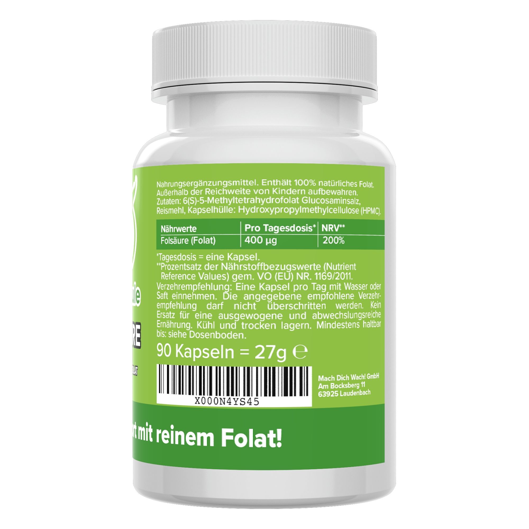 Folsäure Kapseln - Vitamineule®