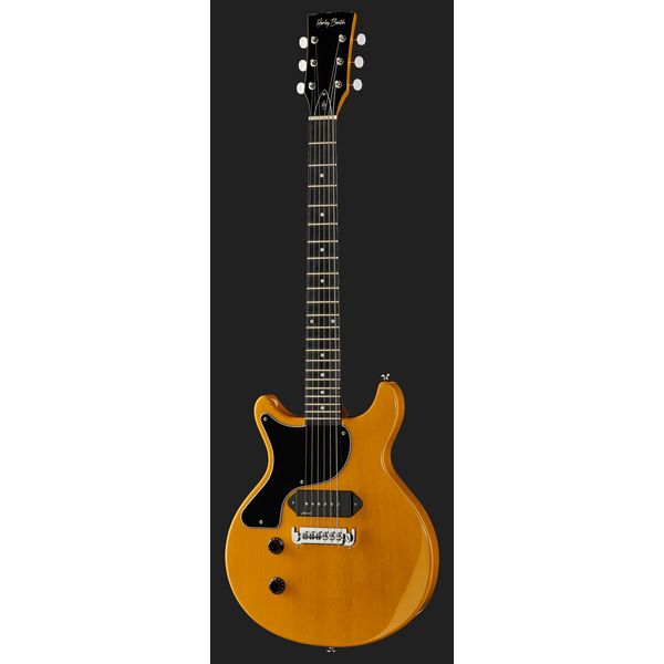 Harley Benton DC-Junior LH TV Yellow Bundle