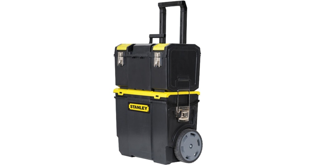 StanleyMobile Work Center 3in1 gereedschapskist  (Zwart/geel)
