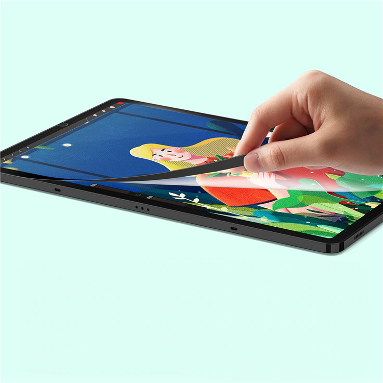 Samsung Galaxy Tab S9 / S8 / S7 Papier-Textur Paper-Feel Vollbild Display Schutzfolie Wiederverwendbar