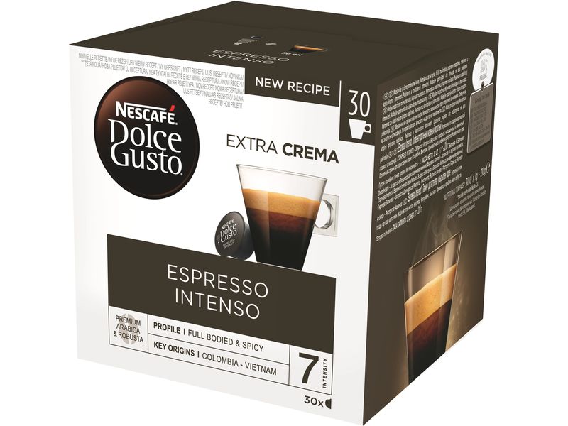 Nescafé Kaffeekapseln Dolce Gusto Espresso Intenso 30 Stück Espresso Intenso
