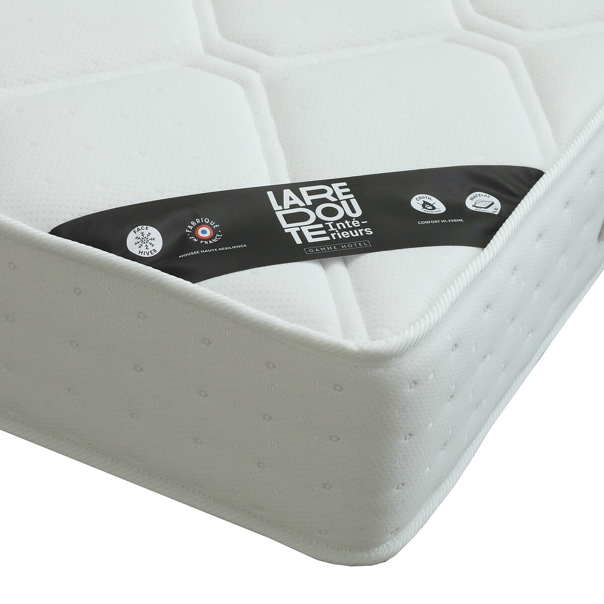LA REDOUTE INTERIEURS<br>Colchão de espuma HR, tratamento ignífugo Alt.19 cm