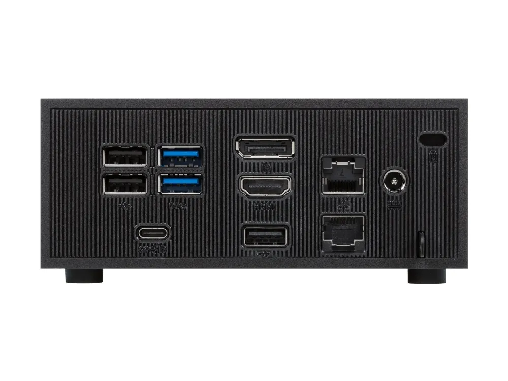 ASUS ExpertCenter PN42 BBN100MV - Barebone - mini PC 1 x N-series N100 / op til 3.4 GHz - RAM 0 GB - UHD Graphics - Gigabit Ethernet, 2.5 Gigabit Ethernet - sort