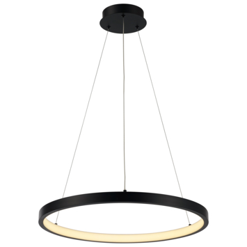 KARWEI hanglamp June 3-step dim zwart 25W Ø57,5cm