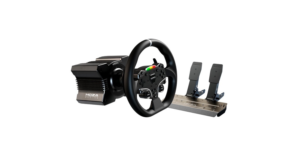 MOZAR5 + ES + SRP bundel  (Zwart, Basis, stuur en pedalen)